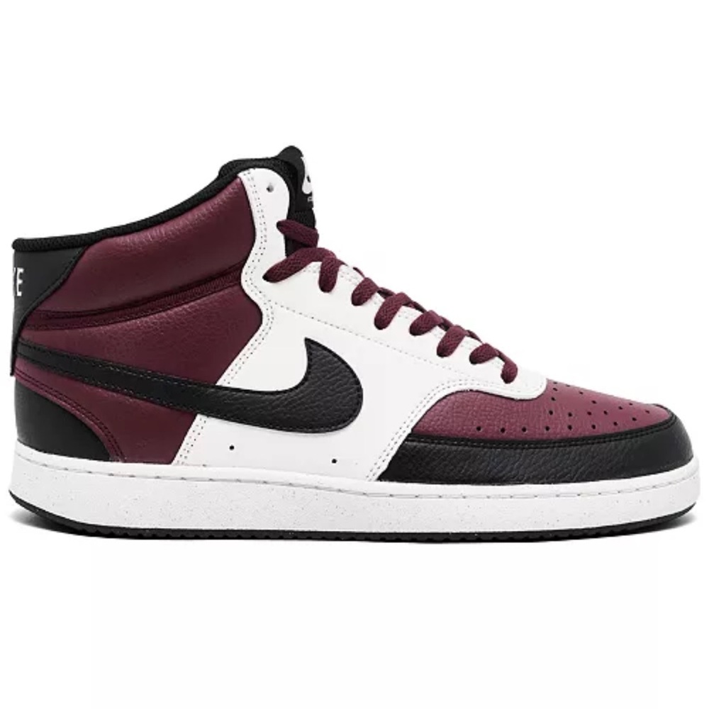 Nike court vision mid color dark beetroot